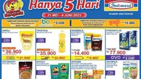 Katalog Promo Jsm Indomaret Hari Ini Juni Sabun Odol Sampo