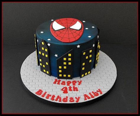 Spiderman Cake Decorated Cake By Gill W CakesDecor