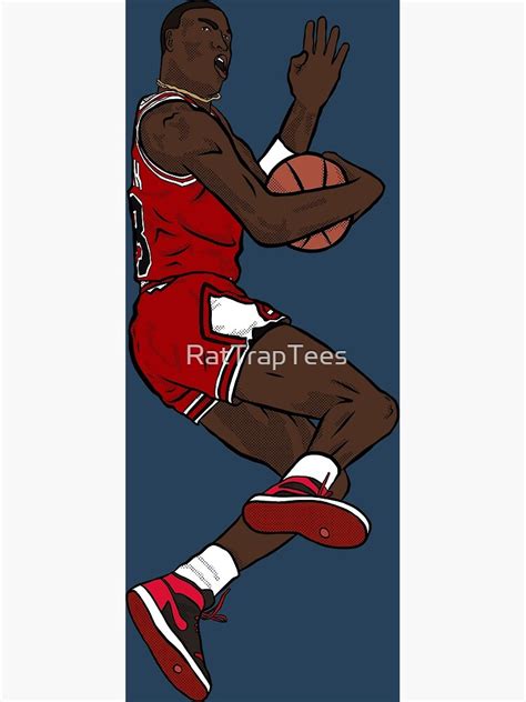 "Michael Jordan Retro Dunk" Poster for Sale by RatTrapTees | Redbubble