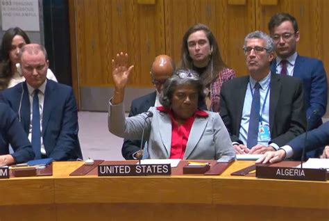 Us Abstains Un Security Council Passes Resolution Calling For Gaza