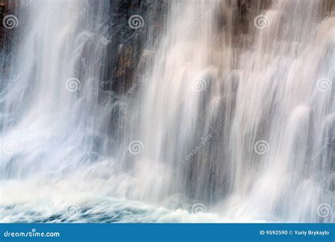 Waterfall on Mountain Forest Stock Photo - Image of cascade, clear: 9592590