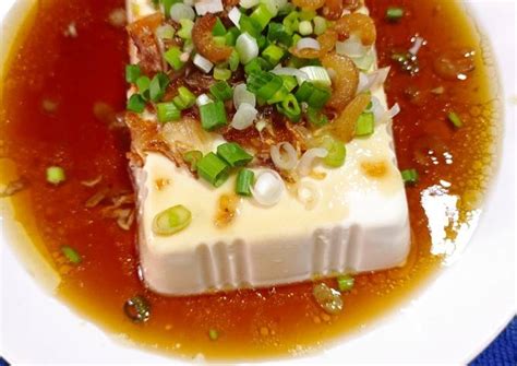 Resep Steam Tofu With Hot Shallot Oil Oleh Anita Permatasari Cookpad