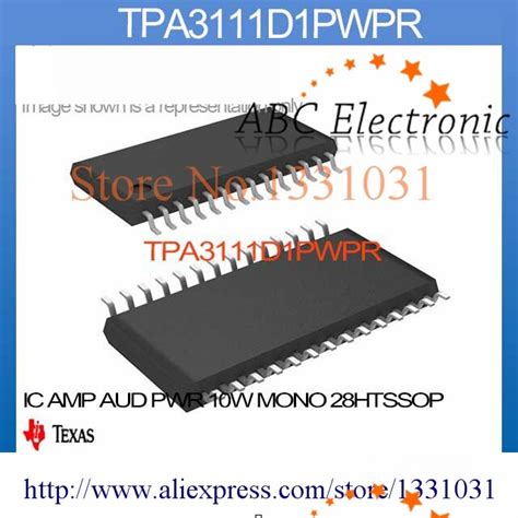 Tpa D Pwpr Ic Aud Pwr W Mono Htssop Tpa D Pwpr