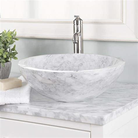 Marble Vessel Bathroom Sinks – Rispa