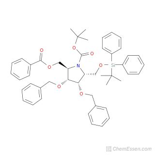 Tert Butyl 2R 3R 4S 5R 2 Benzoyloxy Methyl 3 4 Bis Benzyloxy 5