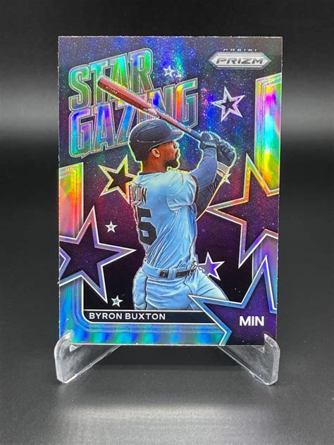 Byron Buxton 2022 Panini Prizm Star Gazing Silver Prizm SG 15 Twins