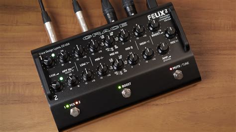 Felix2 2ch Instrument Preamp Eq Di Acoustic Instrument And Mic