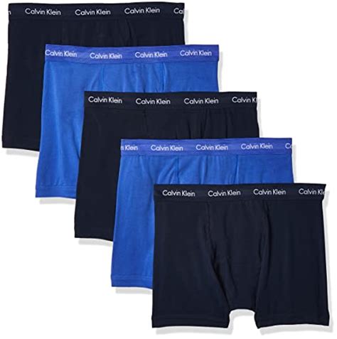 Calvin Klein Men S Cotton Stretch Multipack Boxer Briefs 3 BLUE SHADOW