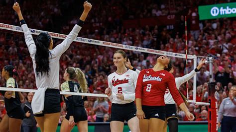 Five Huskers Make All Big Ten Volleyball First Team Lexi Rodriguez And