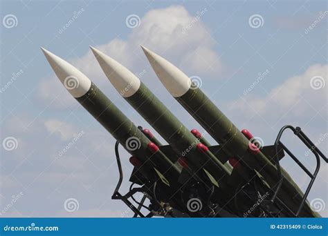 Anti-aircraft Air Defense Missile Royalty-Free Stock Photography | CartoonDealer.com #216271121