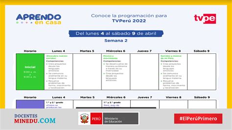 Semana Toda La Programaci N Por Tv Y Radio Nacional Del Lunes Al