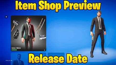 Fortnite New John Wick Bundle Skins Item Shop Preview Youtube