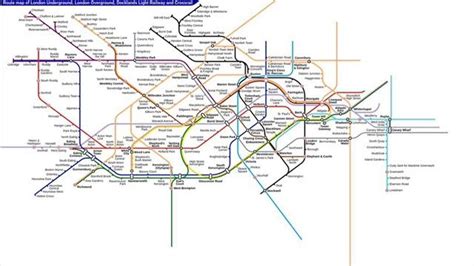 Unofficial London Underground Overground Dlr And Elizabeth Line