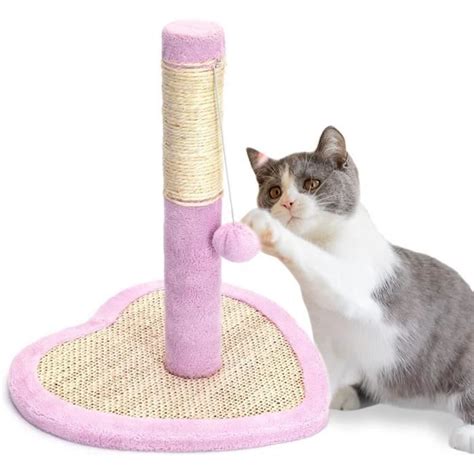 Griffoir pour Chat Poteau à griffer pour Chat en sisal Naturel avec