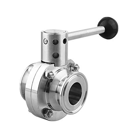 Stainless Steel 15 Tri Clamp Pull Trigger Butterfly Valve X 125 Hole