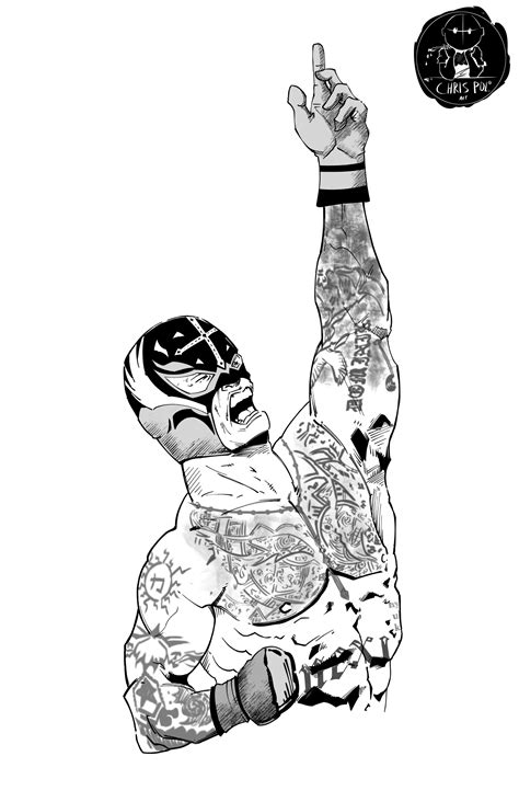 Malvorlagen Rey Mysterio Luchador Mask Svg Etsy.de