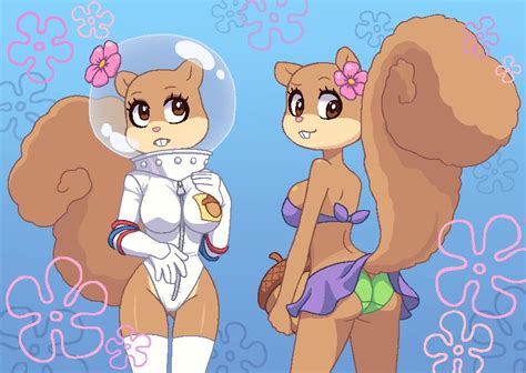 Sandy Cheeks By Kempferzero On Deviantart Female Cartoon Characters Spongebob And Sandy