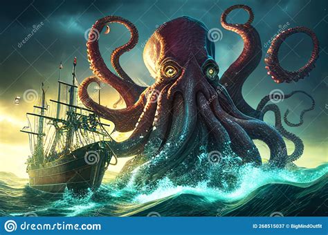 Kraken Sea Monster Wallpaper