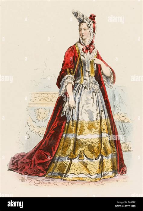 French Noblewoman Stock Photo Alamy