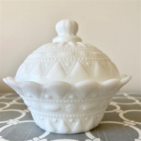 Kemple Milk Glass Etsy