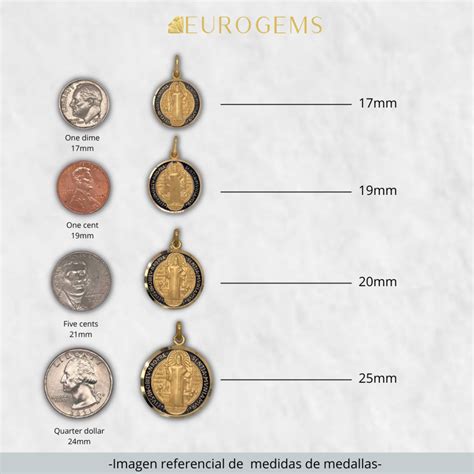 Tips para elegir el tamaño de tu medalla EUROGEMS