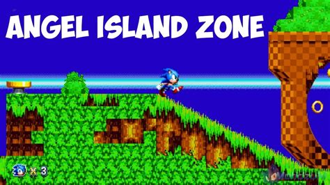 Sonic Mania Angel Island Zone Walkthrough ⮚ Sonic Mania Mods Youtube