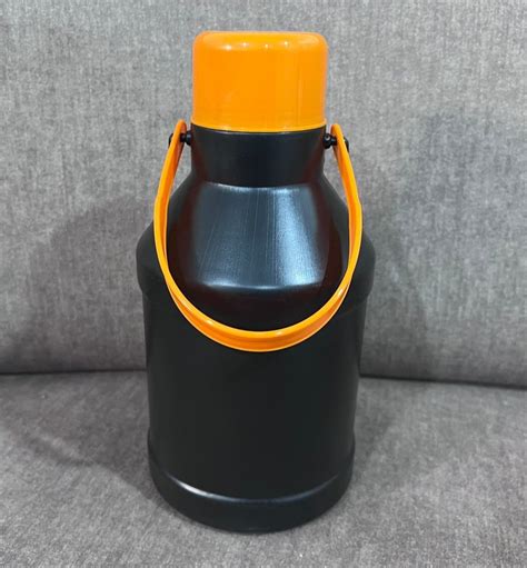 White And Orange Liter Milk Can For Veterinary At Best Price In