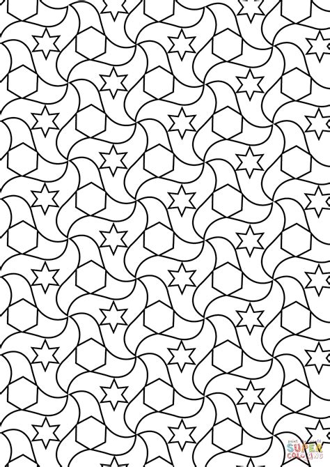 Islamic Geometric Patterns Coloring Pages at GetColorings.com | Free printable colorings pages ...