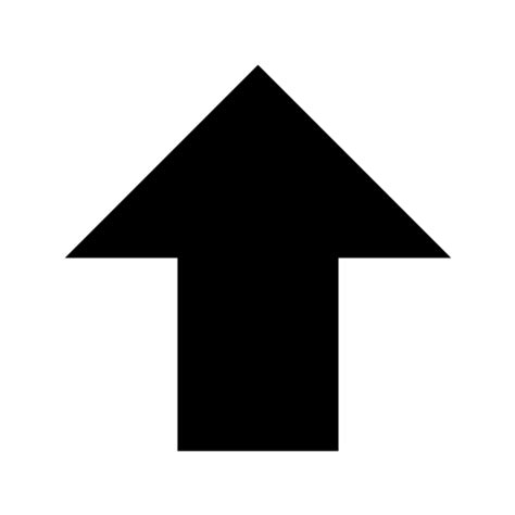 Black Up Arrow Png