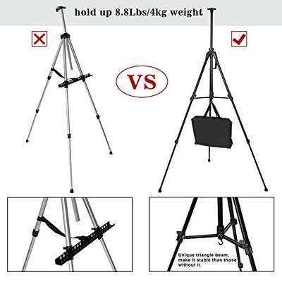 RRFTOK Artist Easel Stand Metal Material Tripod Adjustable Easel For