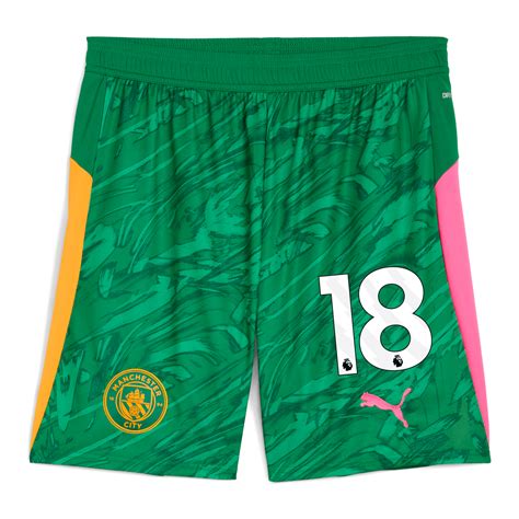 Pantalones cortos de portero del Manchester City 2025/26 con el número