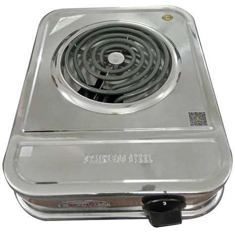 Silver Stainless Steel SKYHOT W Electric G Coil Hot Plate For Cooking Size X Inch At