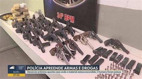 Pm Prende Homens E Apreende Armas E Drogas Em Ibirit Na Grande Bh