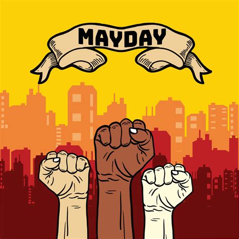 Free Vector Flat International Workers Day May Day Labor Day Labour Day