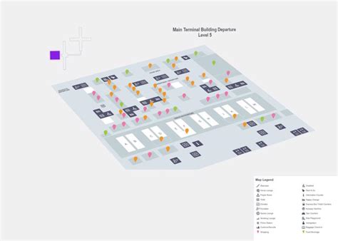 Kuala Lumpur Airport Map (KUL) - Printable Terminal Maps, Shops, Food ...