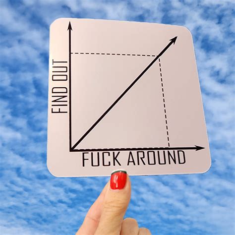 Fuck Around And Find Out Sticker FAFO Sticker Meme Sticker Etsy