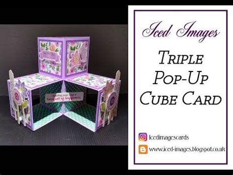 Triple Pop Up Cube Card Tutorial Artofit