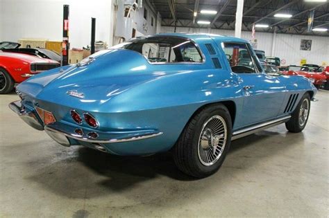 1965 Chevrolet Corvette 37373 Miles Nassau Blue Coupe 327ci V8 350HP