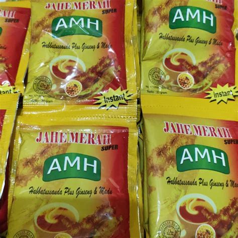 Jual Jahe Merah AMH Jahe Merah SULE Super Plus Ginseng Habbatussauda