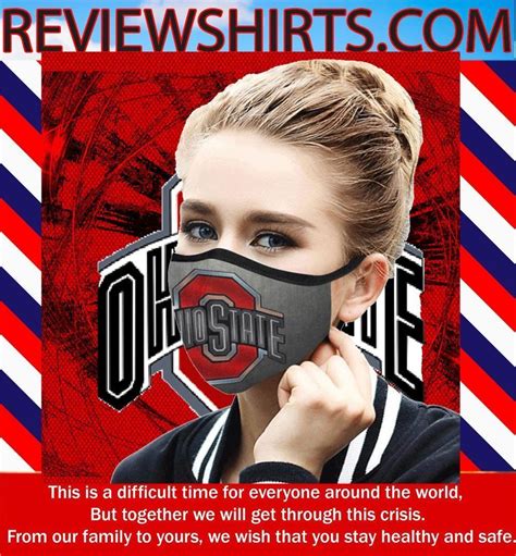 US 2020 Ohio State Buckeyes Face Mask