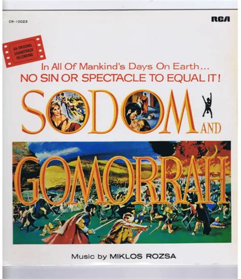 Lp Ost Miklos Rozsa Sodom And Gomorrah Lp Japan Eur 1500 Picclick Fr