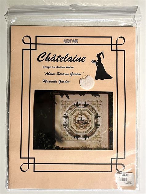 Chatelaine Mandala Counted Cross Stitch Alpine Seasons Garden Martina