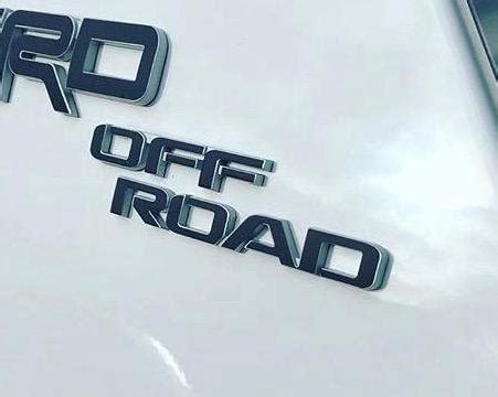 Vinyl Letter Decals for 4Runner TRD OFF ROAD C-Pillars – TVD Vinyl Decals