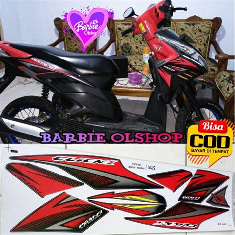 Striping Sticker Variations Of Motorcycle Honda Vario 110 Techno Cbs