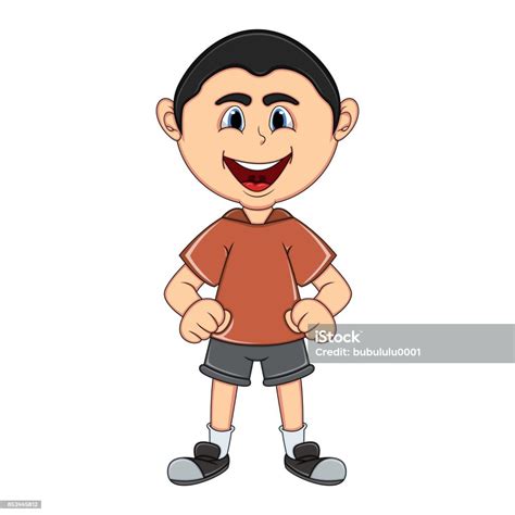 kartun anak kecil  lucu ilustrasi stok  gambar