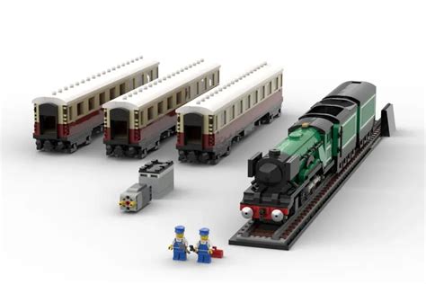 Flying Scotsman Passenger Train (Moc-Pack) (8w) | ubicaciondepersonas ...