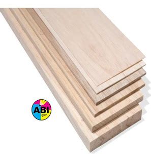 Madera Balsa Plancha 3mm Pack De 10 Unidades MercadoLibre