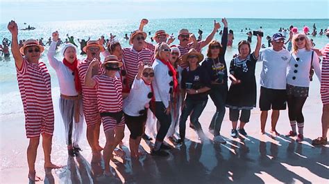 Thousands Kick Off 2024 With 38th Annual Polar Bear Dip At Flora Bama