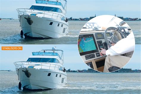 sleipner curved fin stabilisers put   test