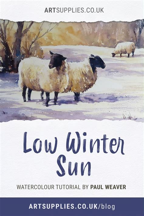 Low Winter Sun Watercolour Tutorial Ken Bromley Art Supplies Video